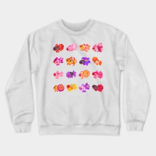 Flower goldfish Crewneck Sweatshirt